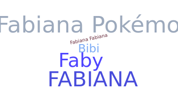 ニックネーム - Fabiana