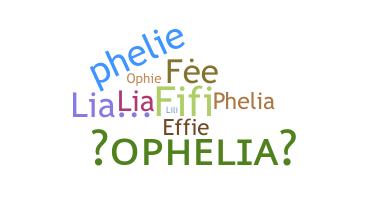 ニックネーム - Ophelia