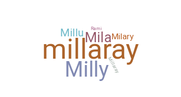 ニックネーム - Millaray