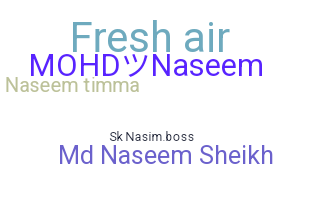 ニックネーム - Naseem