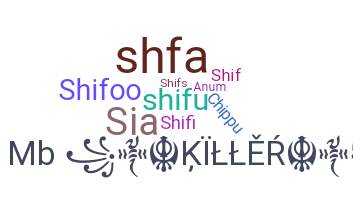 ニックネーム - Shifa