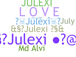 ニックネーム - Julexi