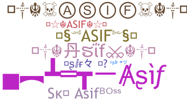 ニックネーム - Asif