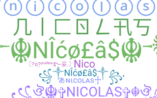 ニックネーム - Nicolas
