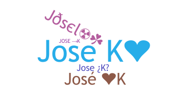 ニックネーム - JoseK