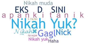 ニックネーム - Nikah