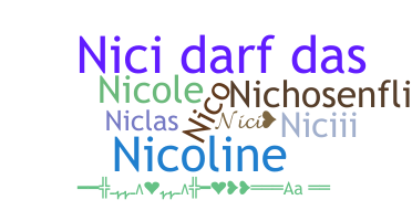 ニックネーム - Nici