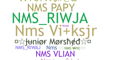 ニックネーム - nms