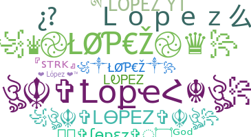 ニックネーム - Lopez