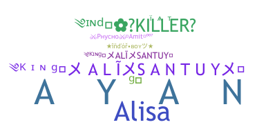 ニックネーム - ALiSANTUY