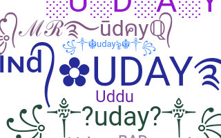 ニックネーム - uday