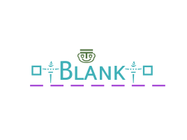 ニックネーム - Blank
