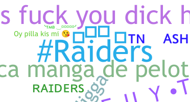ニックネーム - Raiders