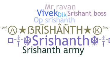 ニックネーム - Srishanth