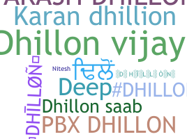 ニックネーム - Dhillon