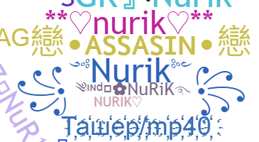 ニックネーム - Nurik