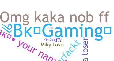 ニックネーム - BkGaming