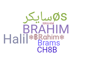 ニックネーム - Brahim