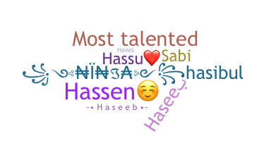 ニックネーム - Haseeb