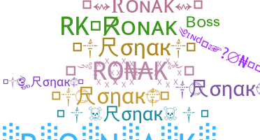 ニックネーム - Ronak