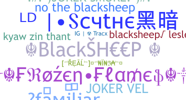 ニックネーム - blacksheep