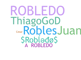 ニックネーム - Robledo