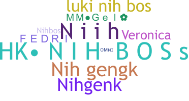 ニックネーム - Nih