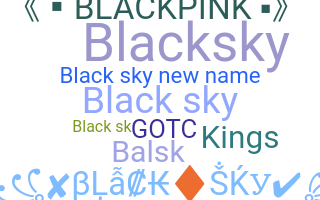 ニックネーム - BlackSky
