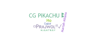 ニックネーム - CGpikachu