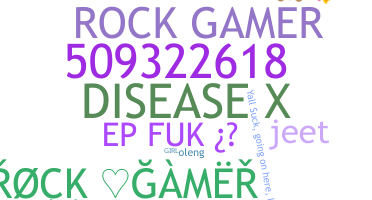ニックネーム - Rockgamer