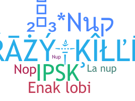 ニックネーム - nup