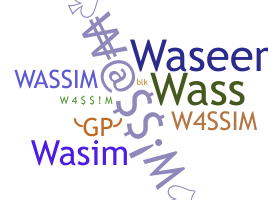 ニックネーム - Wassim