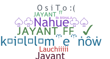 ニックネーム - Jayantff