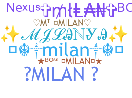 ニックネーム - Milan