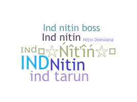 ニックネーム - IndNitin