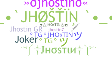 ニックネーム - Jhostin