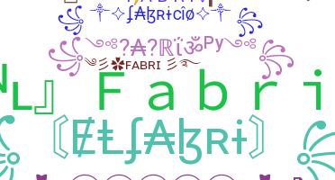ニックネーム - Fabri