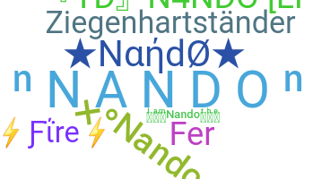 ニックネーム - Nando