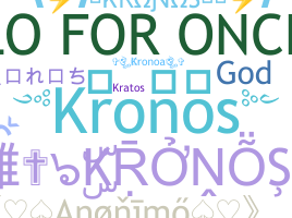 ニックネーム - Kronos