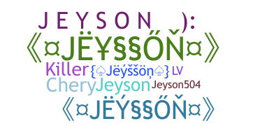 ニックネーム - Jeysson