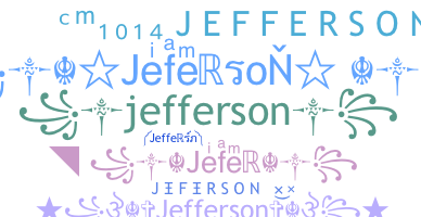 ニックネーム - Jefferson