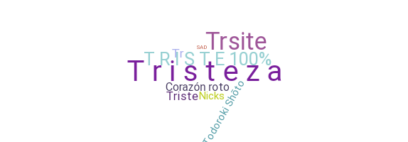 ニックネーム - Tristeza