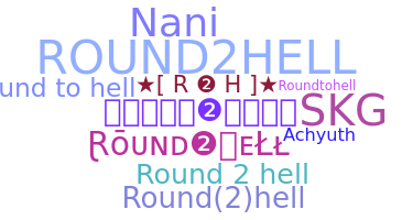 ニックネーム - Round2hell