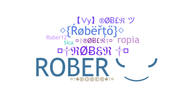 ニックネーム - Rober