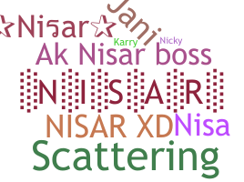 ニックネーム - Nisar