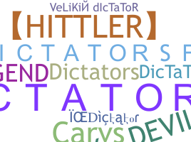 ニックネーム - Dictator