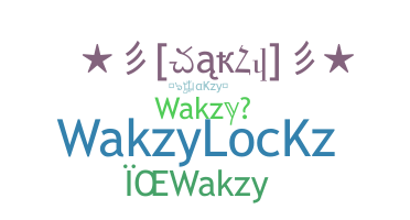 ニックネーム - Wakzy
