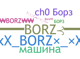 ニックネーム - Borz