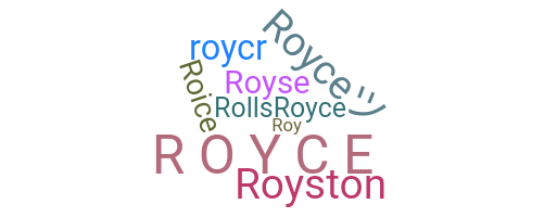 ニックネーム - Royce