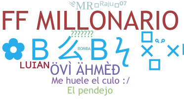 ニックネーム - Millonario